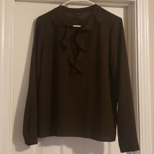 Talbots Ruffle Blouse
